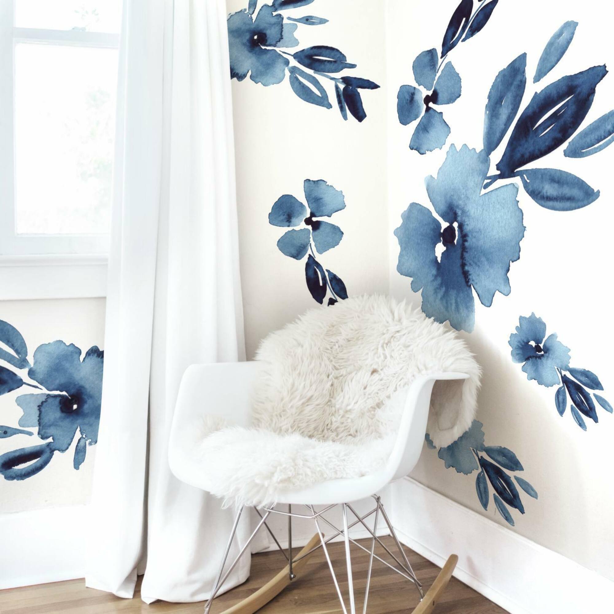 RoomMates Clara Jean April Showers Flowers Peel & Stick Giant Decals
